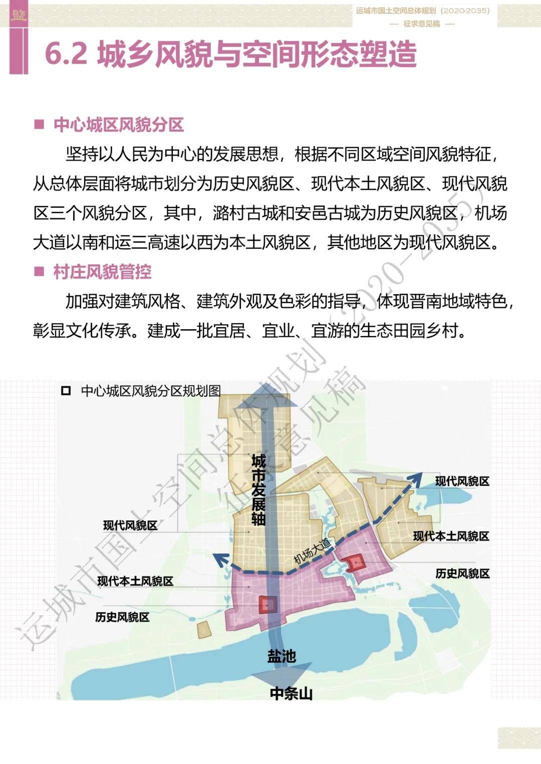 2020-2035年运城市国土空间总体规划(征求意见稿)