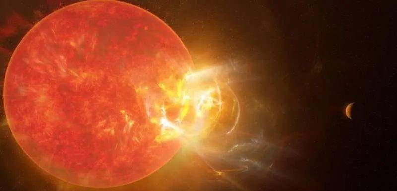 原创距离太阳最近恒星的辐射强度突然上升14000倍