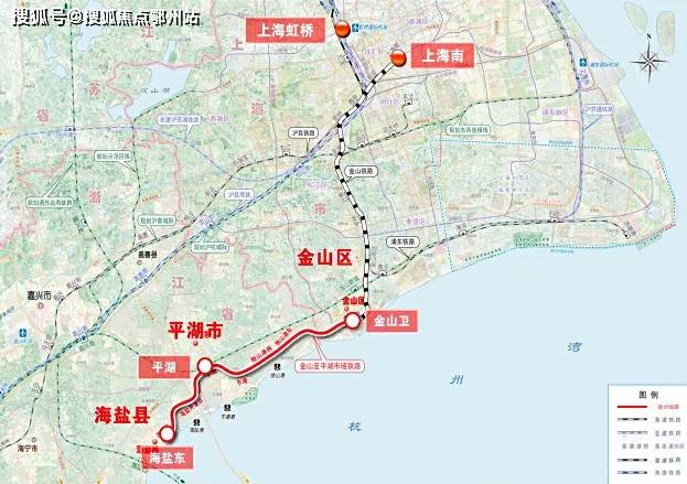 沪平盐城际铁路规划图