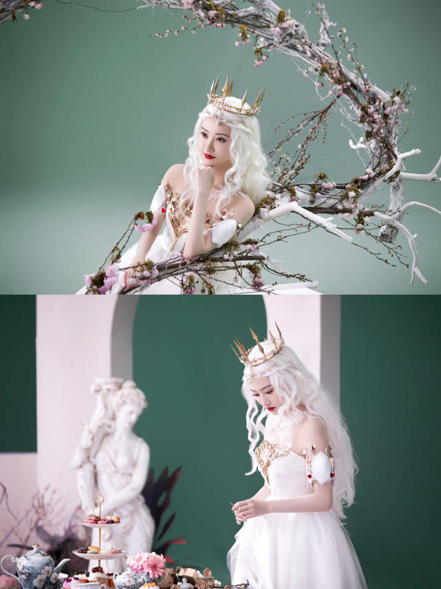 景甜白雪公主造型美到爆!头戴皇冠堪比偶像女主,雪白肌肤惹人羡?