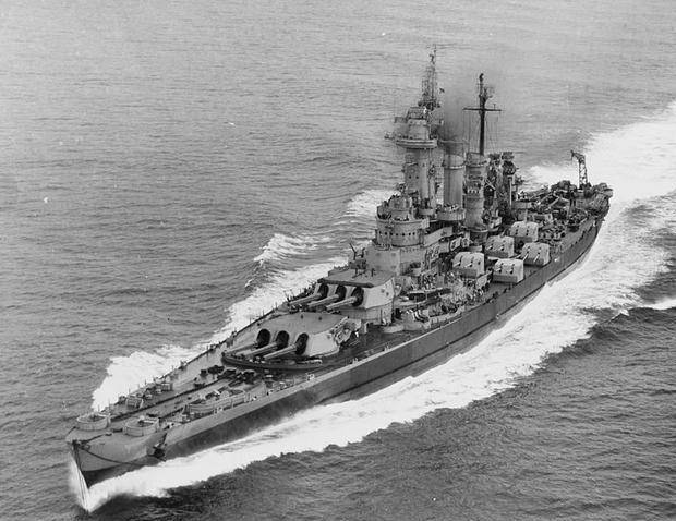 二战美军华盛顿号战列舰击沉日军雾岛号战列舰的二战功臣