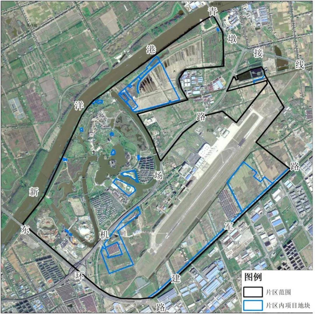 12,盐城市亭湖区大洋湾及燕舞空港成片开发片区分布影像图