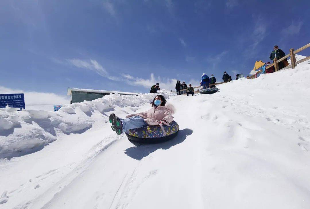 6月飞雪,达古冰川再次换"新装"啦!