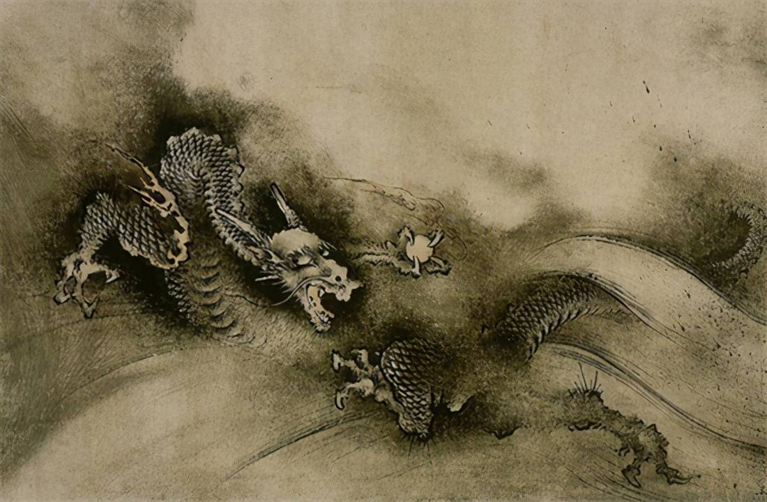 中国历史上的"画龙第一人",一幅画卖了3亿,张大千也甘