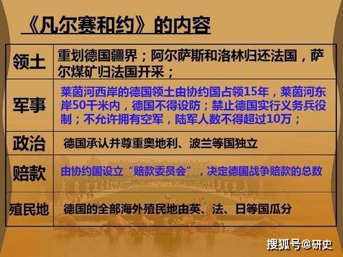 凡尔赛和约德国代价惨重深读协议再看地图德国其实赚了