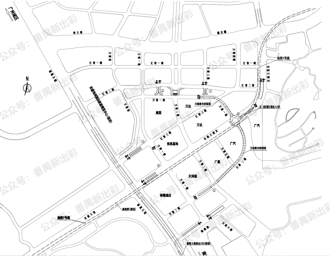 万博商务区市政道路,地下环路有大动静