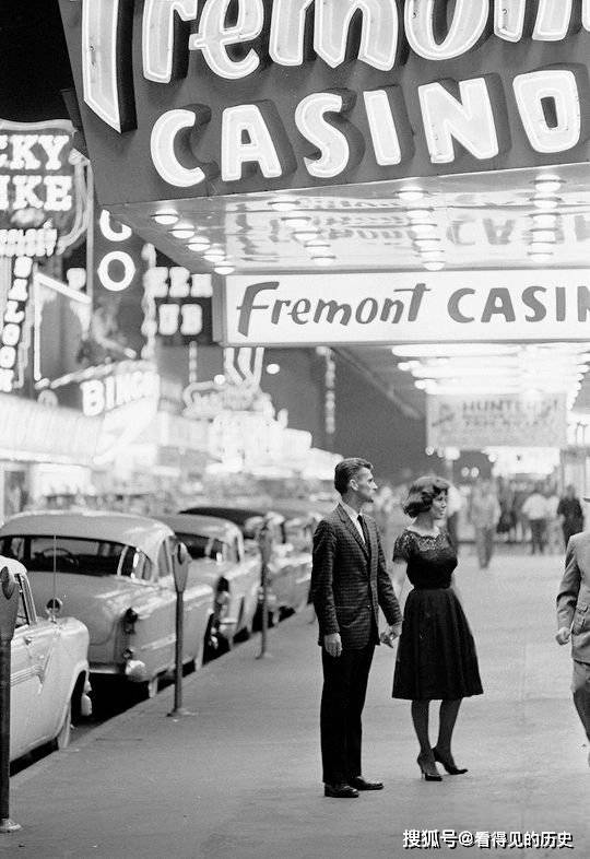 老照片 50年代的美国拉斯维加斯 世界上最大的赌城