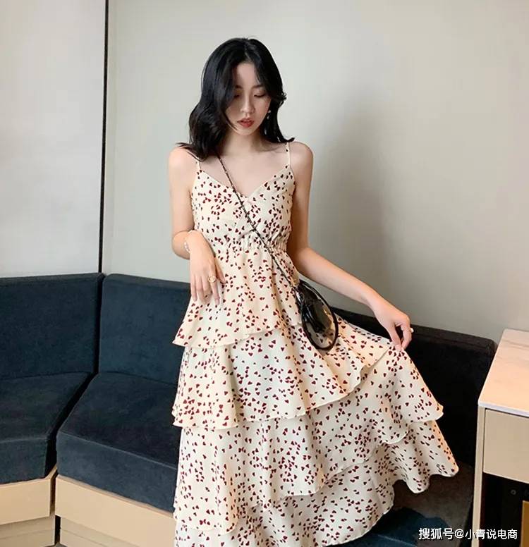 蛋糕碎花裙