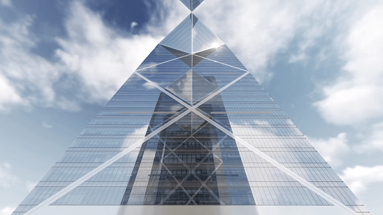 上海再添世界级地标——中银金融中心,造型犹如"双11"
