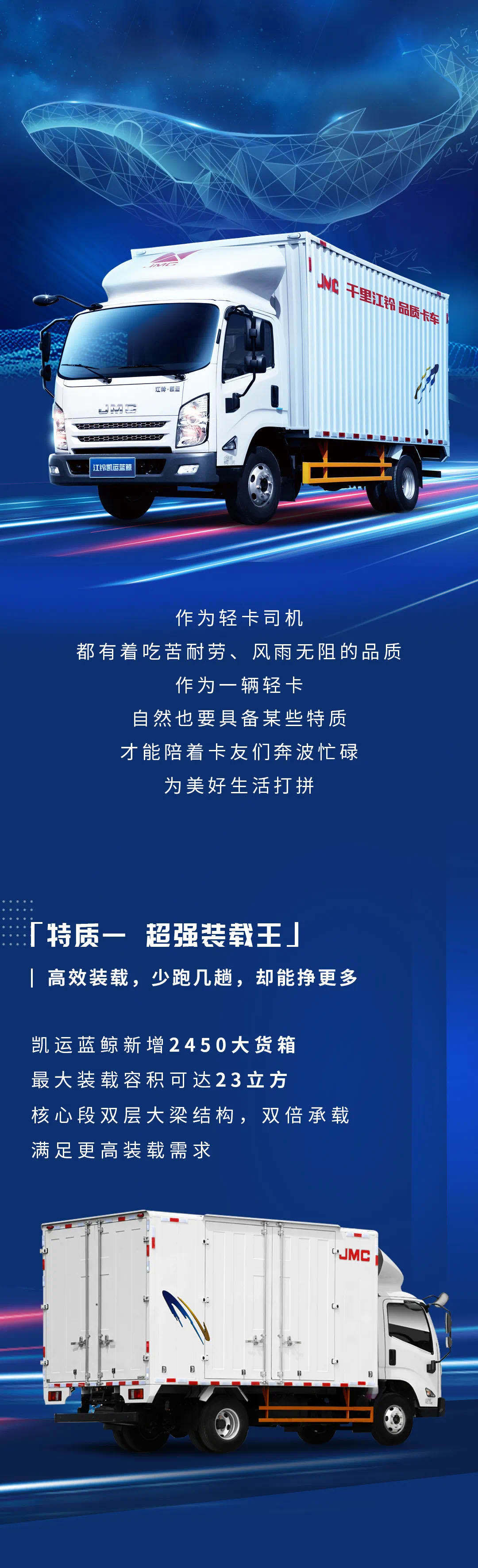 江铃凯运蓝鲸开着它共赴美好轻卡生活!