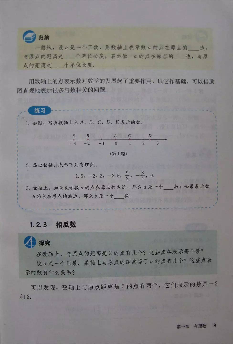 初一数学七年级上册电子课本 暑假预习必备