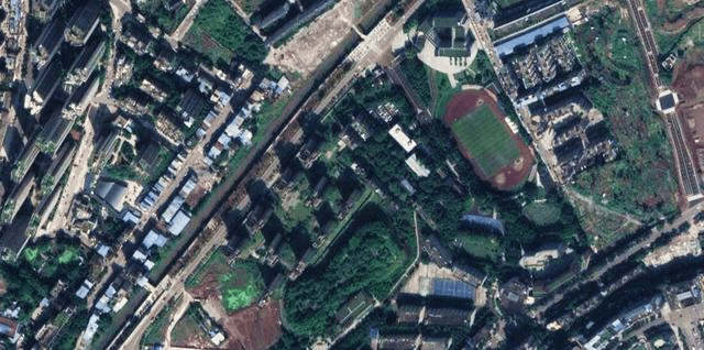 卫星上看重庆万州的七所大学三峡学院最为知名
