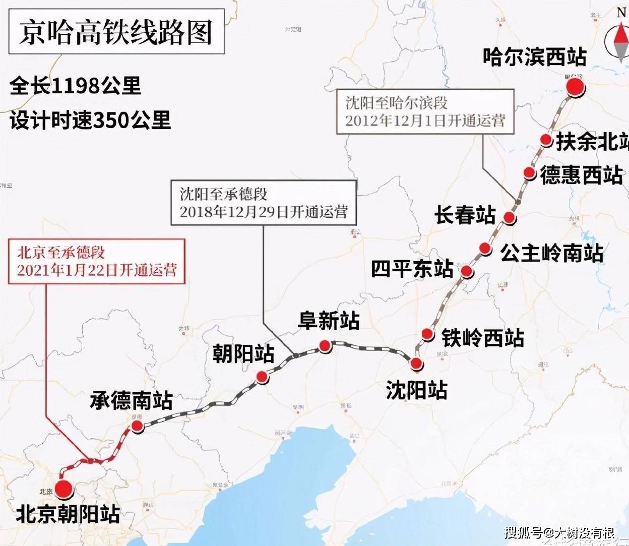 坐着高铁看中国丨京哈高铁全线通车,站站是美景,全程最快只需5h