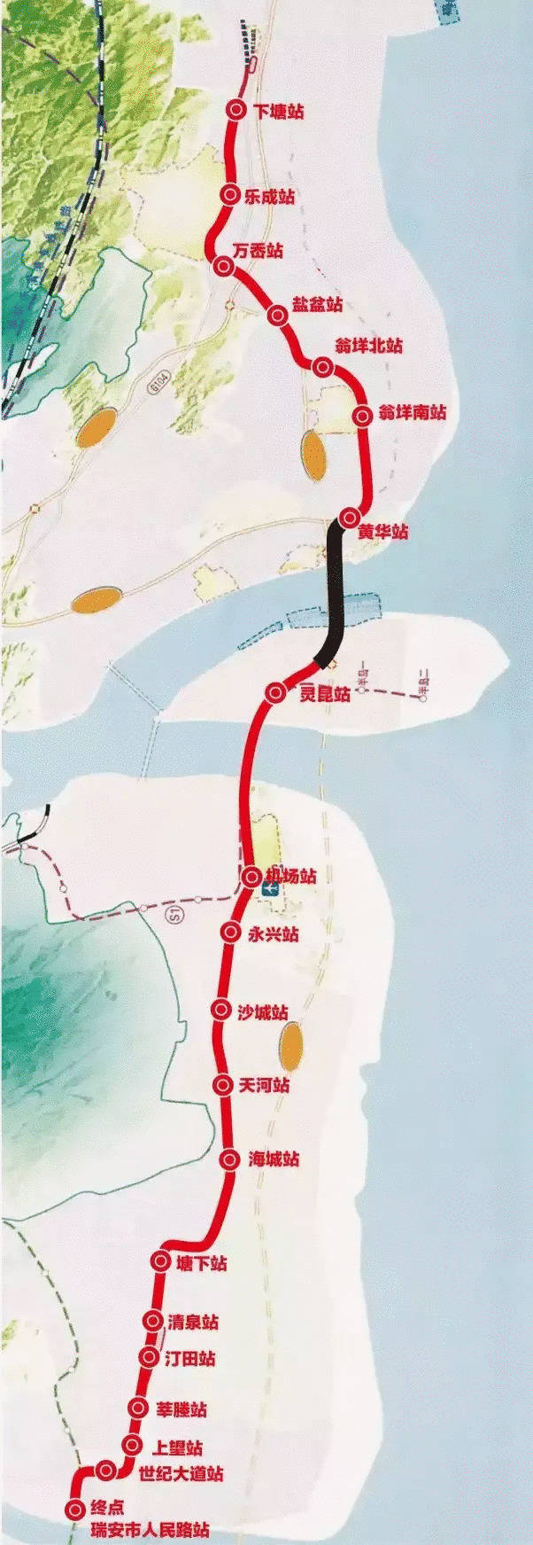 温州市域铁路s2线一期7标段工程即将完工