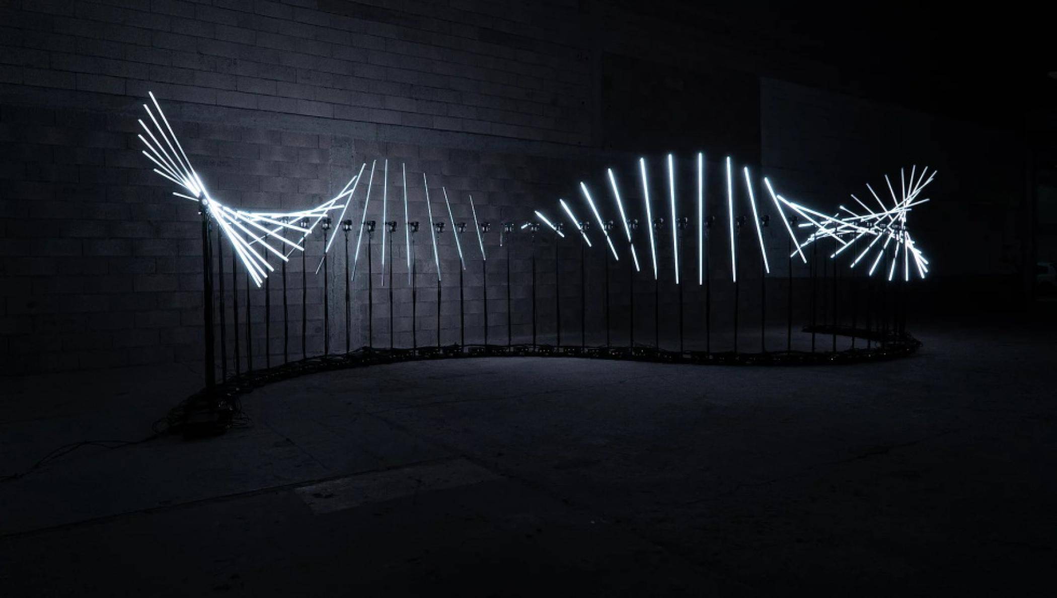 创意仓:灯光装置艺术"流动"——法国