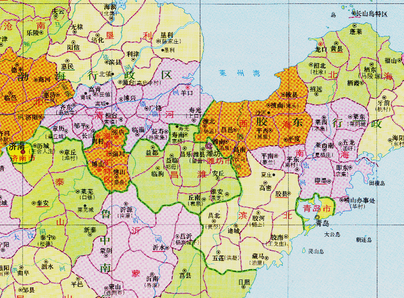 山东省的区划调整,16个地级市之一,潍坊市为何有12个区县?