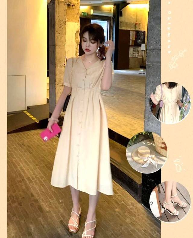 150小个子穿连衣裙长度,150小个子对应裙长 纹款式的连衣裙,经典的配色有一种甜美的风格,其实对于个子较矮的女性
