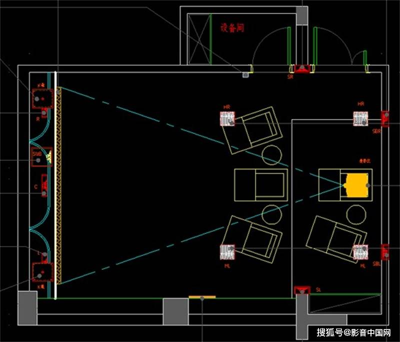 成都华侨城:达尼7.1.4全景声 三位一体影音娱乐案例_主音箱