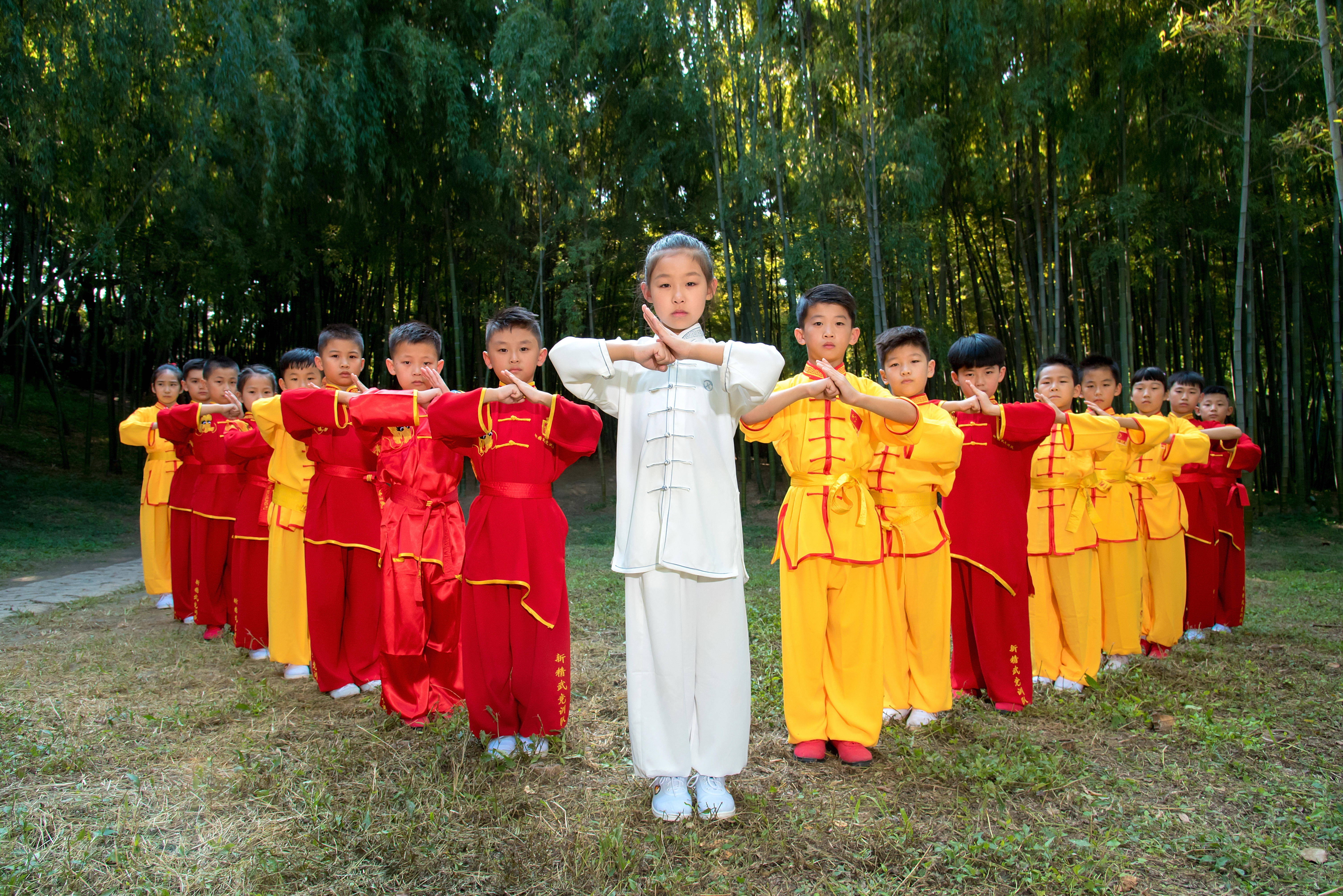 由于武术的主要教学方法是示范教学,幼儿在训练中必须时刻保持注意力