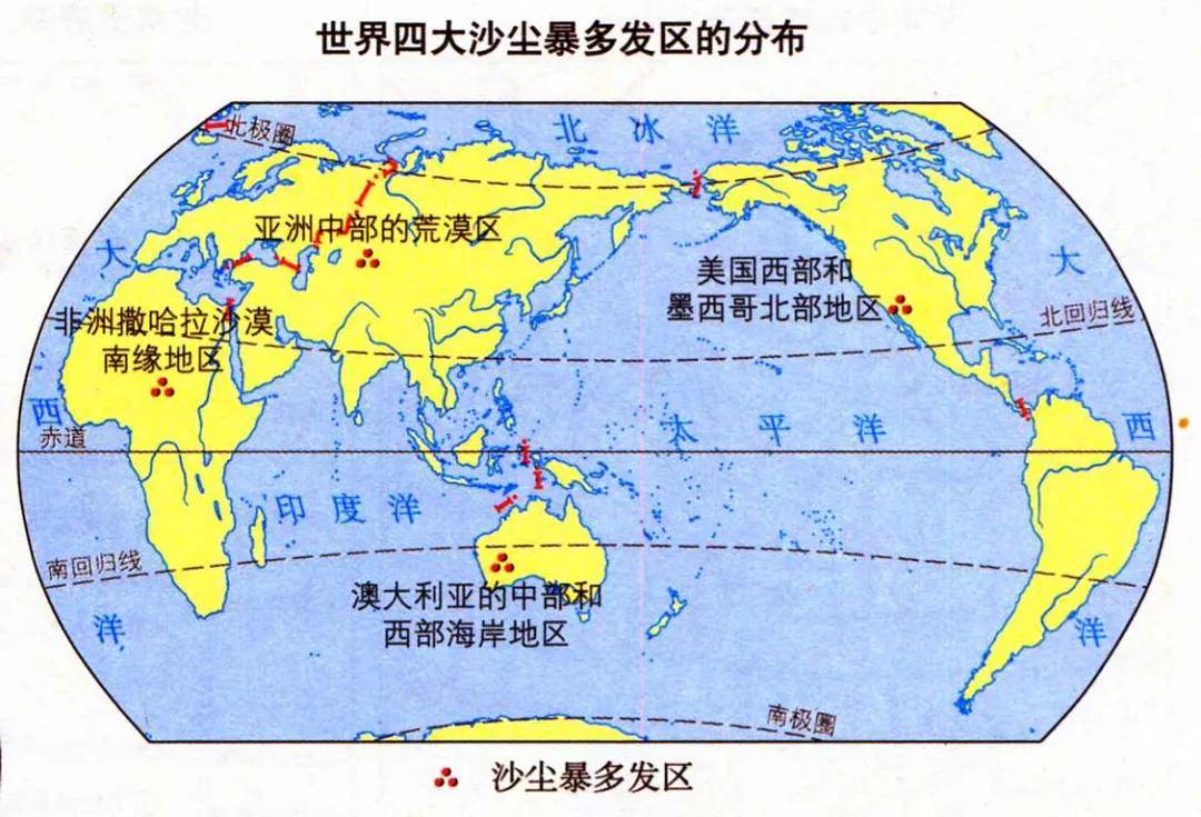 (四)沙尘暴现象