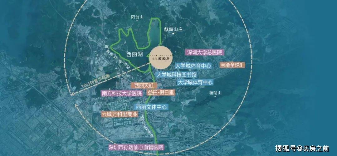 地处西丽核心地段 金众麒麟府位于西丽片区,坐拥西丽湖国际科教城核心