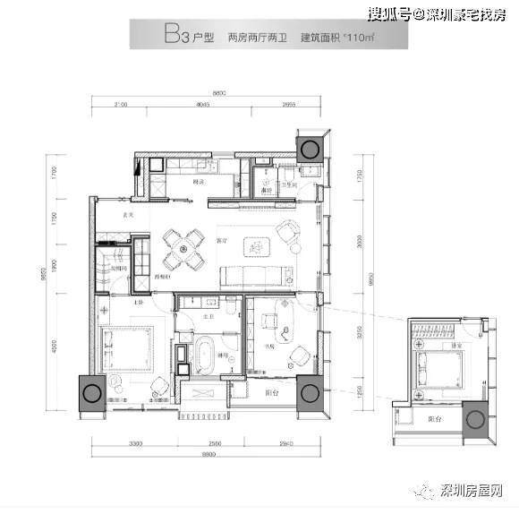 带你看一套被称为龙华深圳湾一号的楼盘华侨城北站壹号奢阔大气