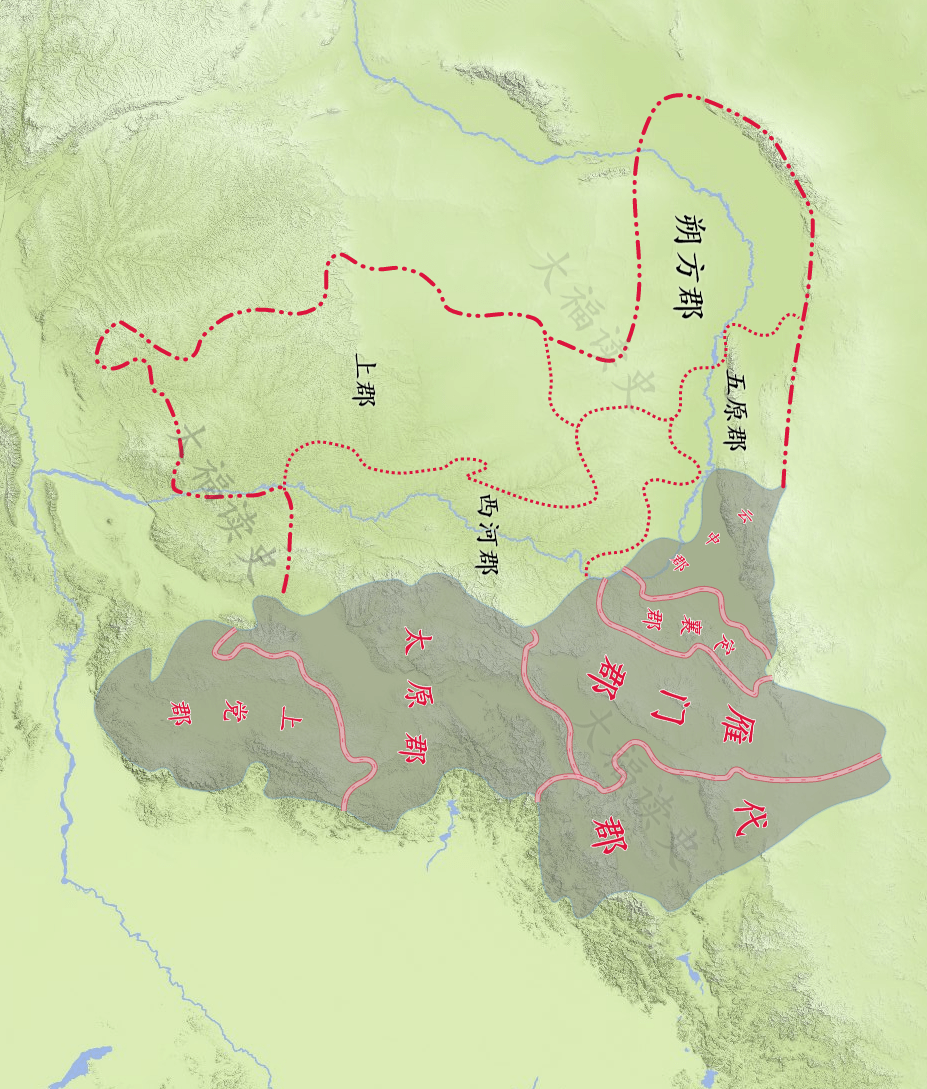 并州刺史部并州刺史部:领有太原郡,上党郡,云中郡,定襄郡,雁门郡,代