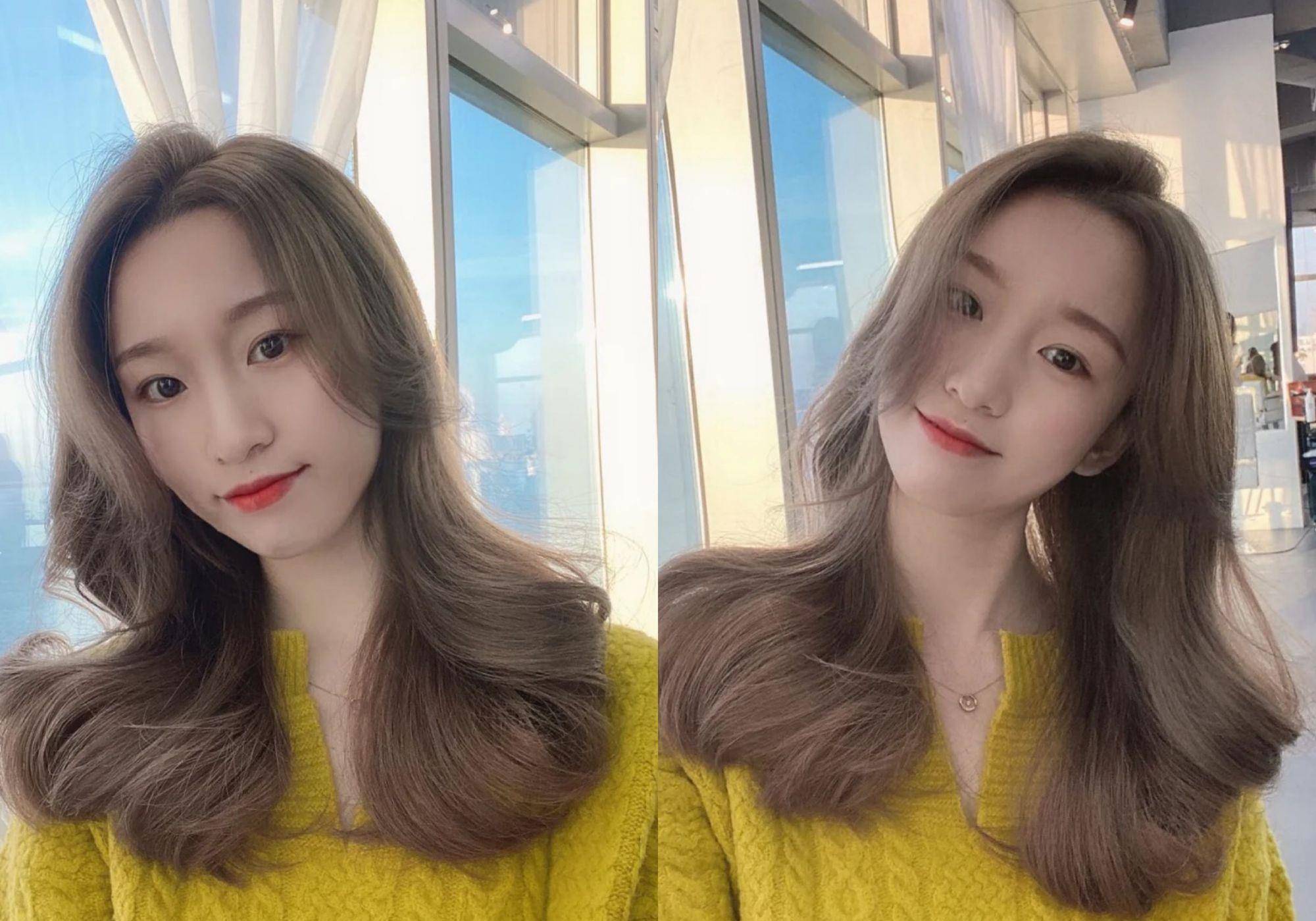 原创2021好看发色推荐~这个"白桃乌龙色",真的是个宝藏发色