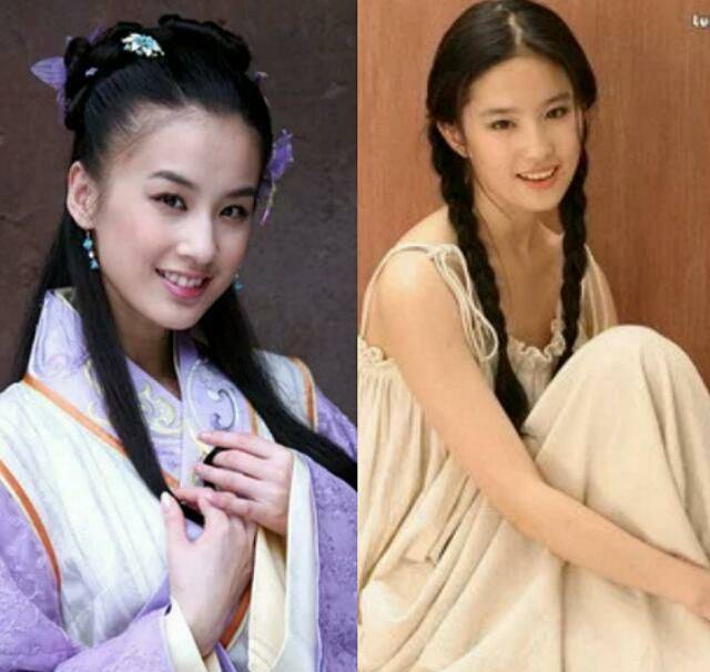 原创刘亦菲和黄圣依长得太像了吧,看着两人的旧照,仿佛就是一对姐妹