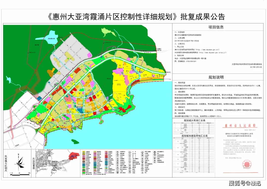 惠州市大亚湾片区控制性详细规划
