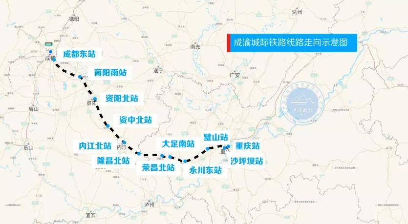慕了!四川这4个城市将拥有3条时速350公里高铁
