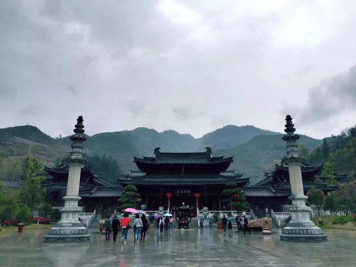 天下第六福地|恢弘大气的天圣山安福寺