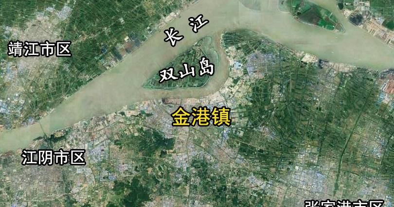江苏张家港第二强镇,位于长江边,跻身全国千强镇前五名