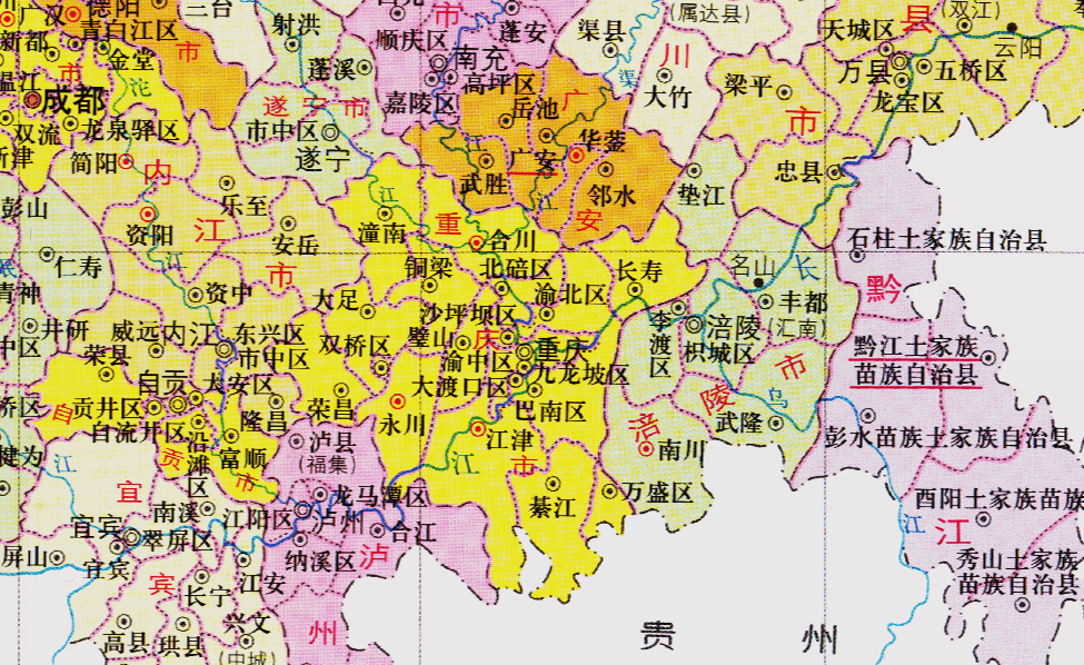 重庆市的区划调整,4个直辖市之一,重庆市为何有38个区县?