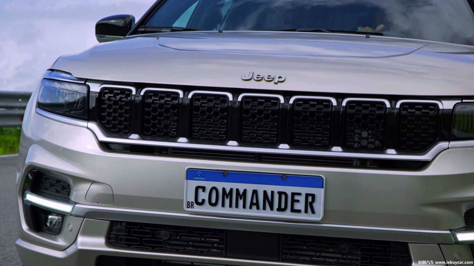 "七座版指南者"jeep commander海外版官图 搭载两套动力总成