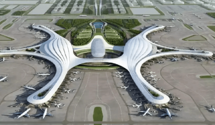 原创天府国际机场,世界第1例高铁斜穿机场大厅底部,克服哪些困难?