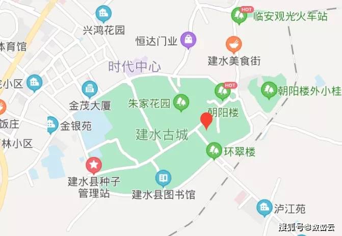 (建水临安古城—地图)基于无人机高精度三维倾斜摄影,地理信息