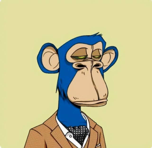 这是一个蓝色猿猴的头像,库里在更换头像以后,甚至还在社媒中模仿了