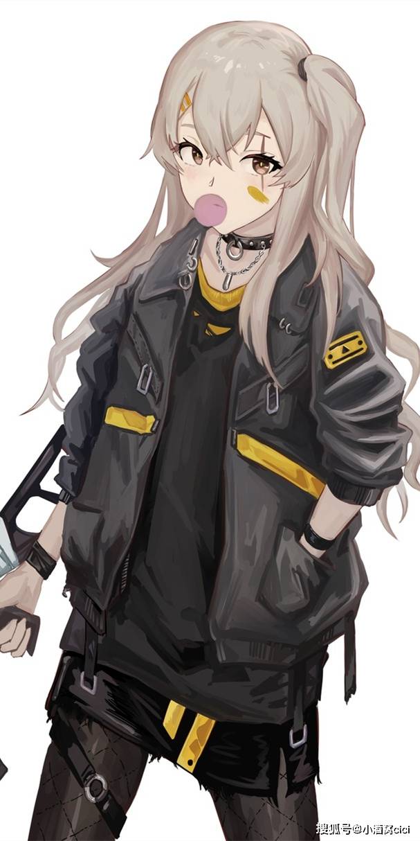 少女前线ump45动漫全面屏壁纸