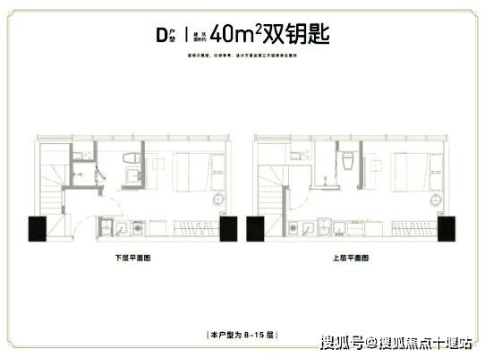 毛坯总价76万起,精装总价90万起 东湖·云杉郡在售户型 双钥匙 40㎡