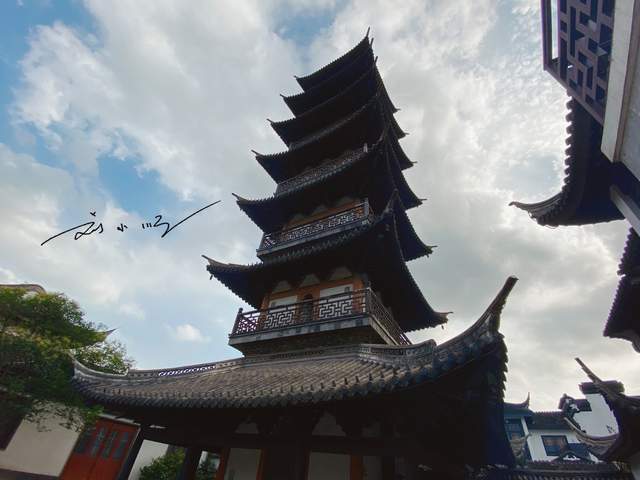 原创上海嘉定的地标建筑,作为州桥老街的中心,现在已是重点保护文物