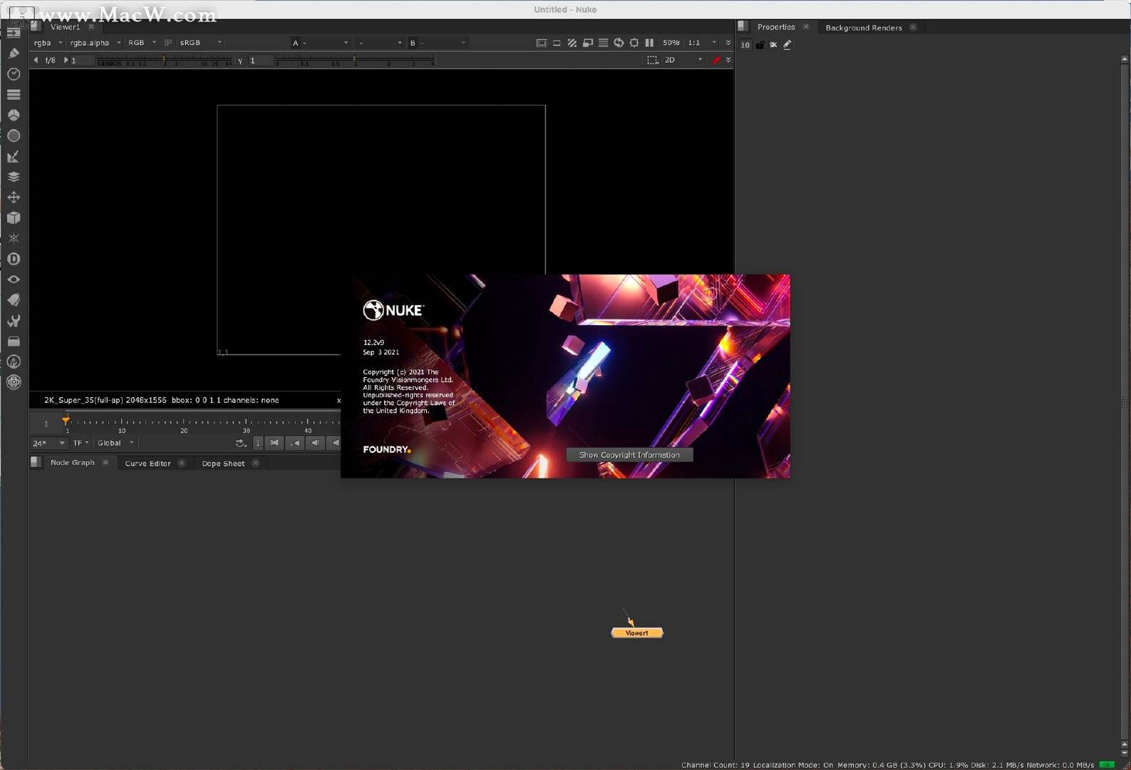 nuke 12 mac(影视后期特效合成软件)v12.2v9激活版