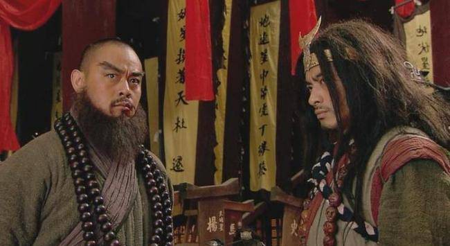 水浒梁山好汉酒后爆发激烈冲突鲁智深大怒武松目光冰冷想杀人