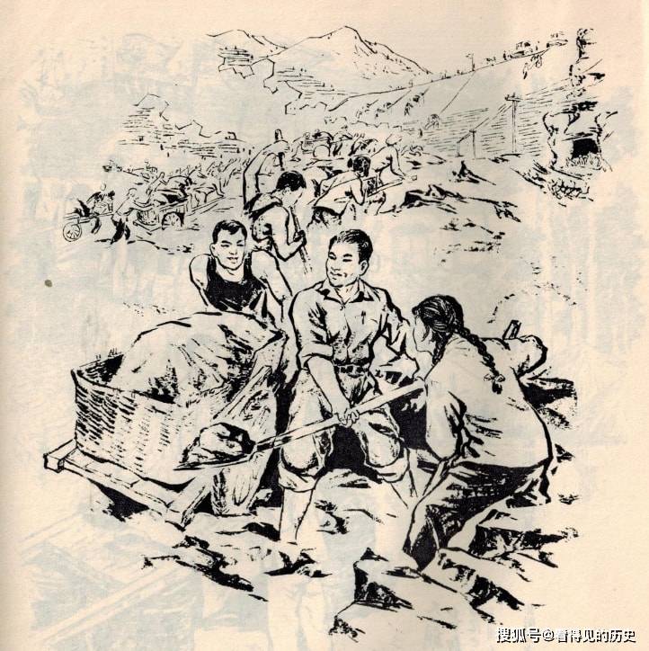 原创速写70年代山西昔阳县农民的生活闻名全国的大寨大队的所在地