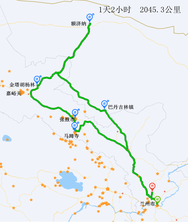 相约踏秋季∣额济纳巴丹吉林沙漠自驾路线攻略