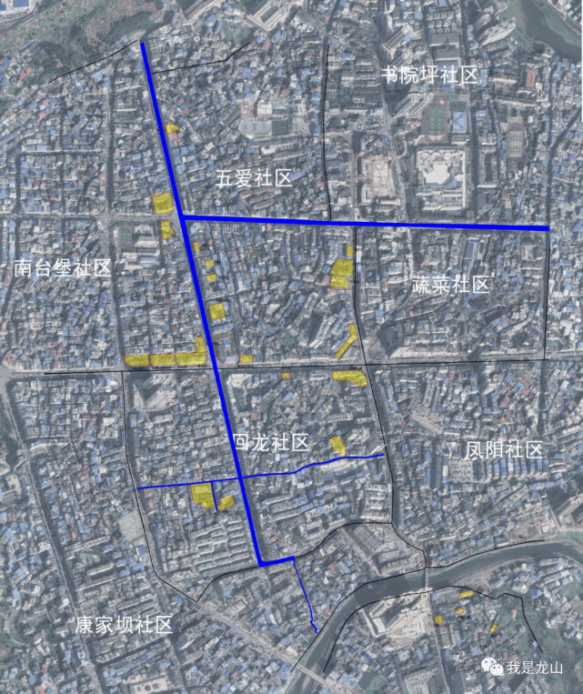 龙山县2021年老旧小区改造及配套设施建设项目,位于龙山县民安街道