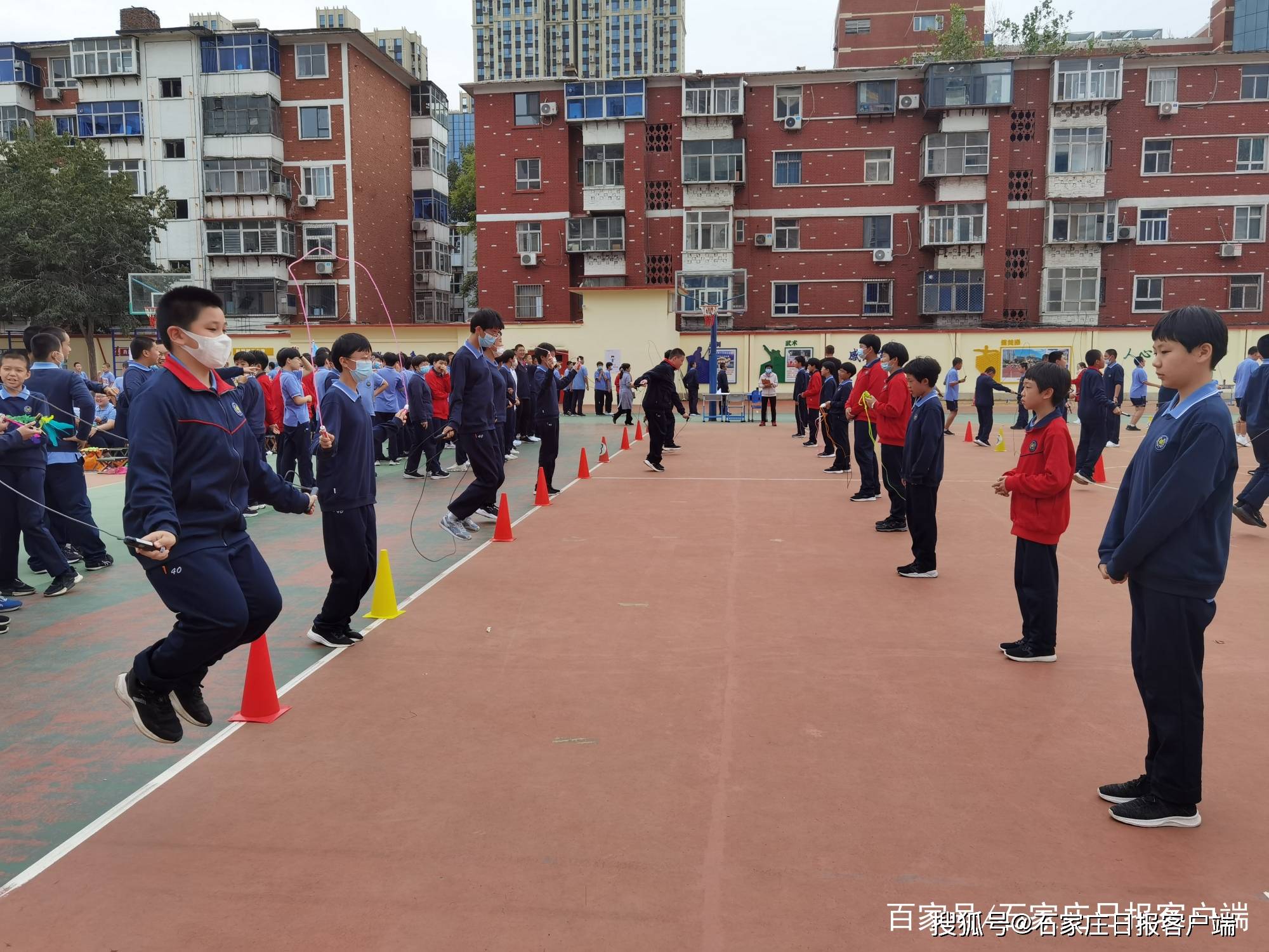 石家庄市第四十中学教育集团举办秋季运动会