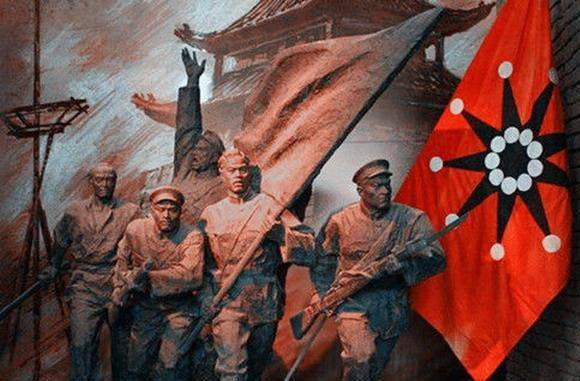 武昌起义爆发后,黄兴在武昌登台拜将,革命省区从此