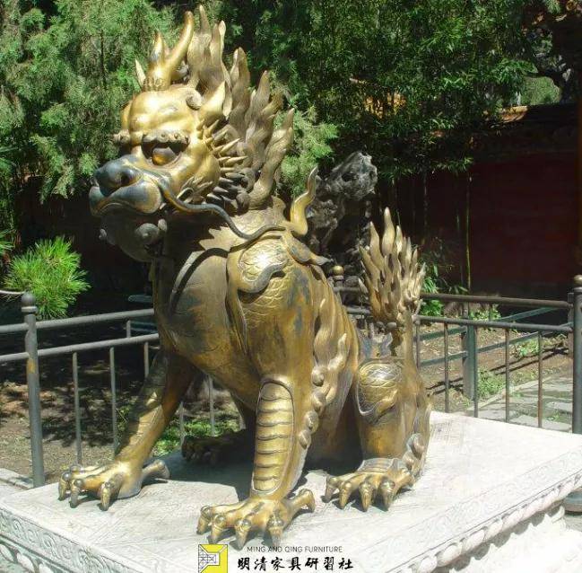 古代造物建筑中的山海神兽_麒麟