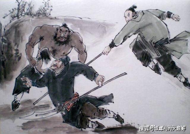 燕青李逵杀假宋江救民女李逵平时最敬重宋江,但一听说宋江是个强抢民